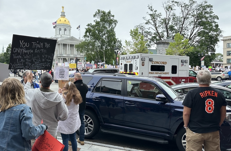 New Hampshire protesters join nationwide ‘No Kings’ demonstration against Trump