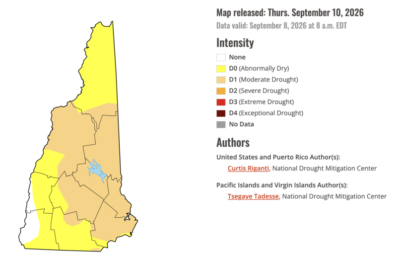 As drought expands across central NH again this fall, in some places it never fully went away