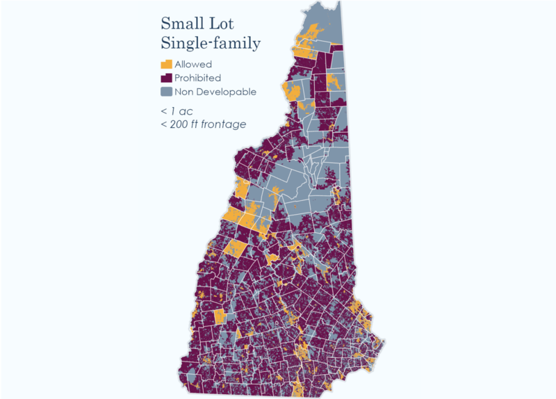 New Hampshire survey shows jump in support for small-lot single-family homes&nbsp;