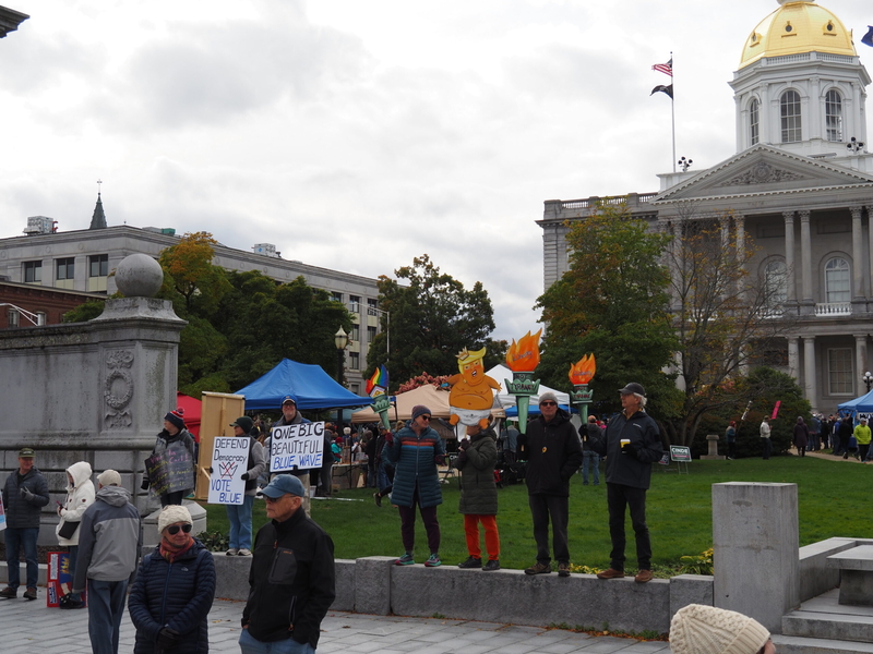 Latest No Kings protest urges Granite Staters to vote