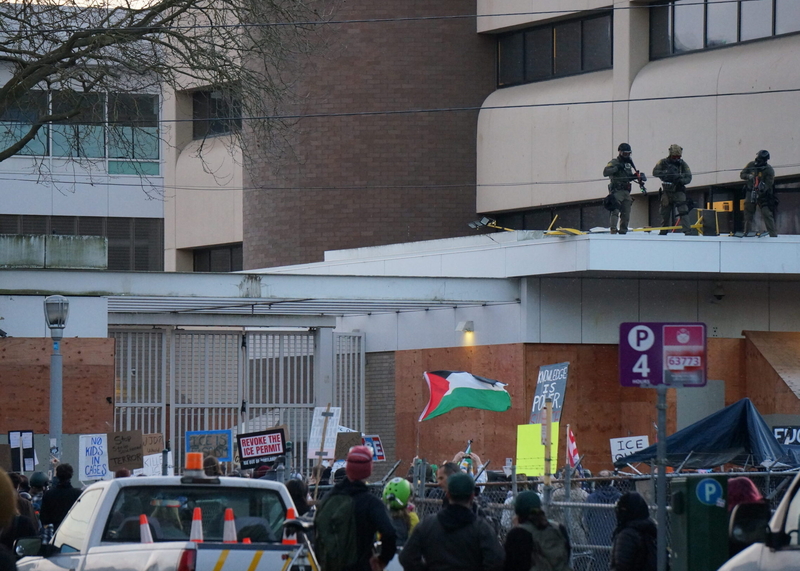 Federal judge restricts agents’ use of tear gas, munitions against crowds at Portland ICE facility