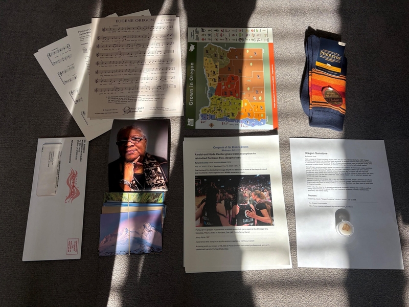What did Oregon add to time capsules for America’s 250th birthday?