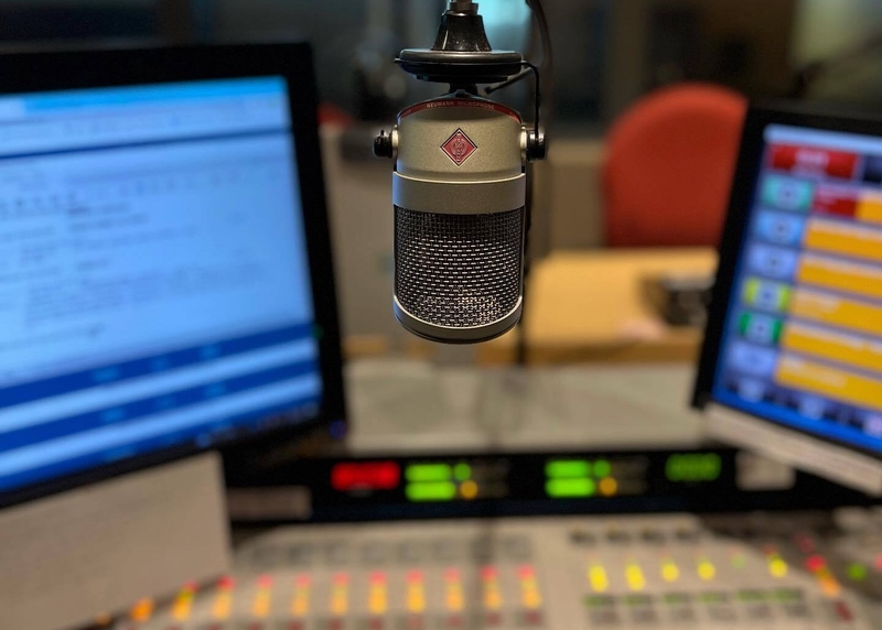 The WITF radio studio. (Photo by Tim Lambert/Pennsylvania Capital-Star))