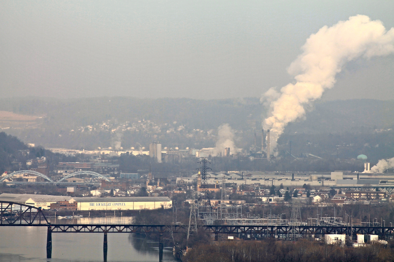 Shenango Coke Works operates in February 2015. Photo courtesy of Jon Dawson/CC BY-ND 2.0