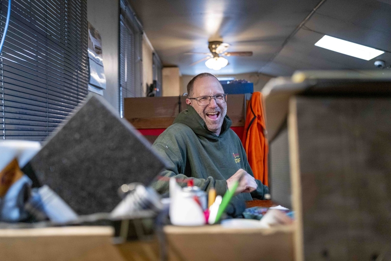 Bernie Gardula in his office at Rausch Creek Off-Road Park in Pine Grove, Schuylkill County, on March 12, 2026. (Photo by Jessica Kourkounis/Pennsylvania Capital-Star)