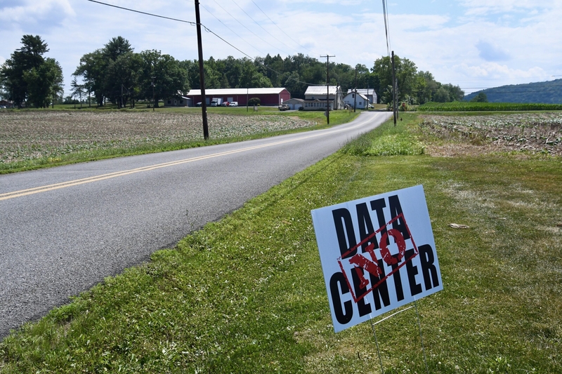 Muncy Township, Lycoming County, is the site of a proposed data center. (Photo by Peter Hall/Pennsylvania Capital-Star)