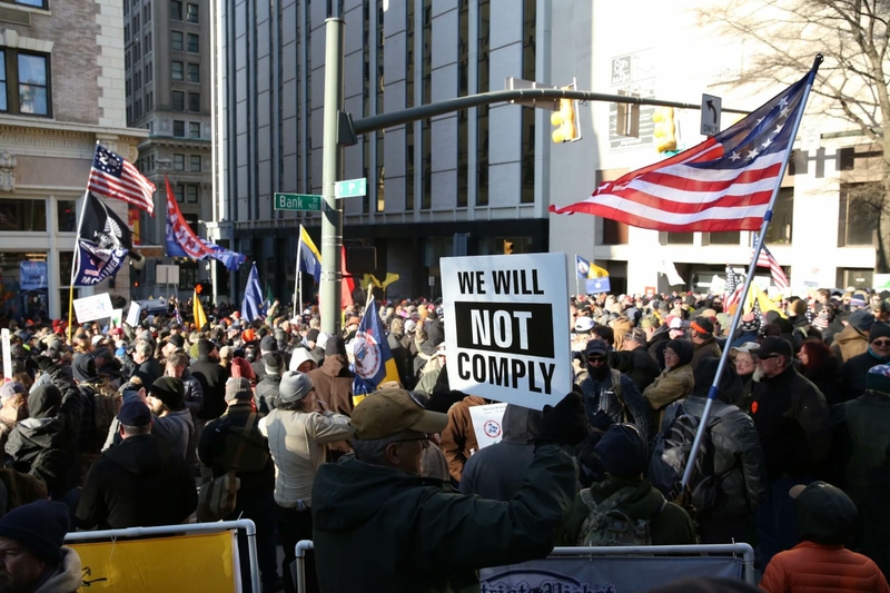 Capitol gun rally: 22,000 attendees, one arrest, no violence