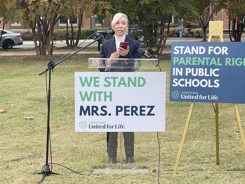 Teacher says ‘truth’ will emerge in suit against Fairfax Schools over assisted abortions claims