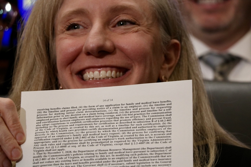 Virginia becomes first Southern state to mandate paid family and medical leave for workers