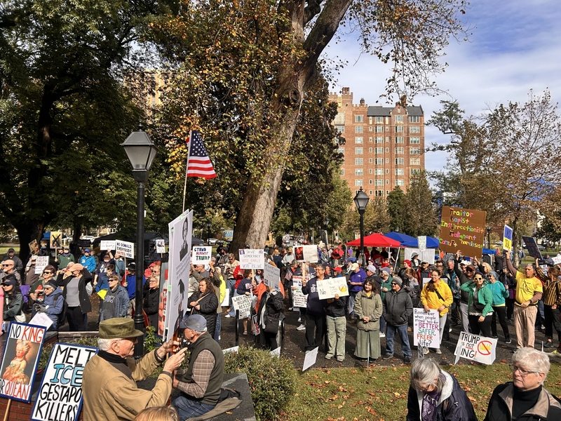 Richmond No Kings protest turns out hundreds ahead of midterm election