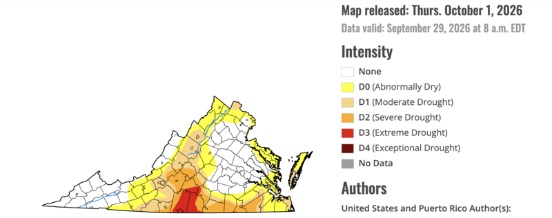 Roanoke region remains in emergency drought conditions despite rain in other areas