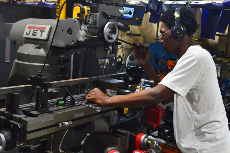 This school built high-end training sites on campus to prepare students for local skilled jobs