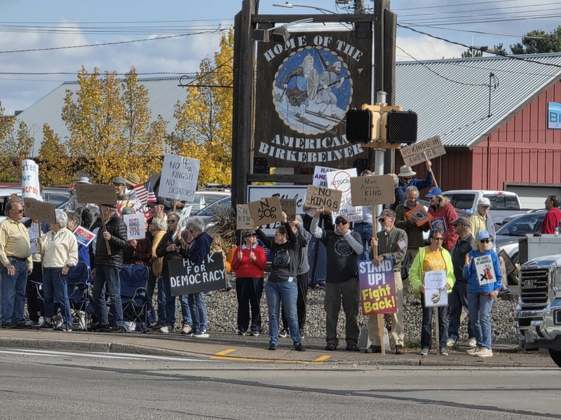 Big turnout for No Kings protests across Wisconsin Saturday