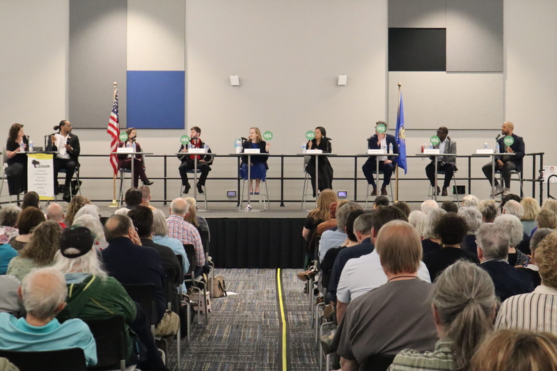 WISDOM hosts a forum with seven gubernatorial candidates. (Photo by Isiah Holmes/Wisconsin Examiner)