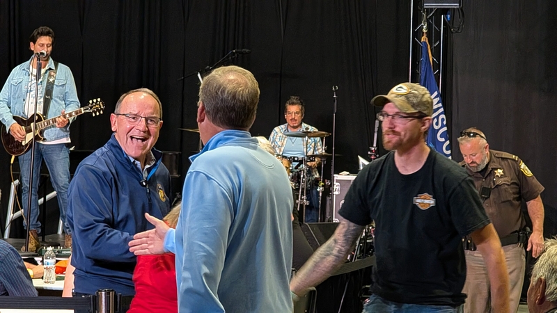 Republican Tom Tiffany seeks to boost turnout in Waukesha with an assist from Brett Favre