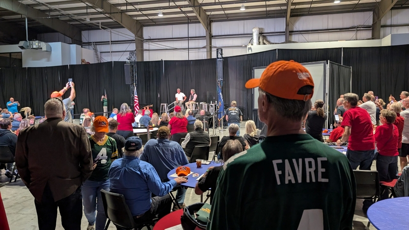 Republican Tom Tiffany seeks to boost turnout in Waukesha with an assist from Brett Favre