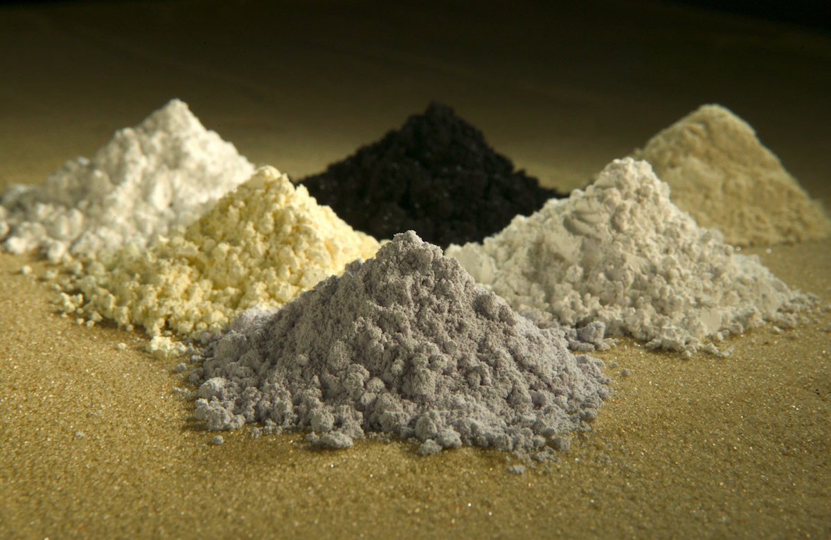  Rare earth minerals