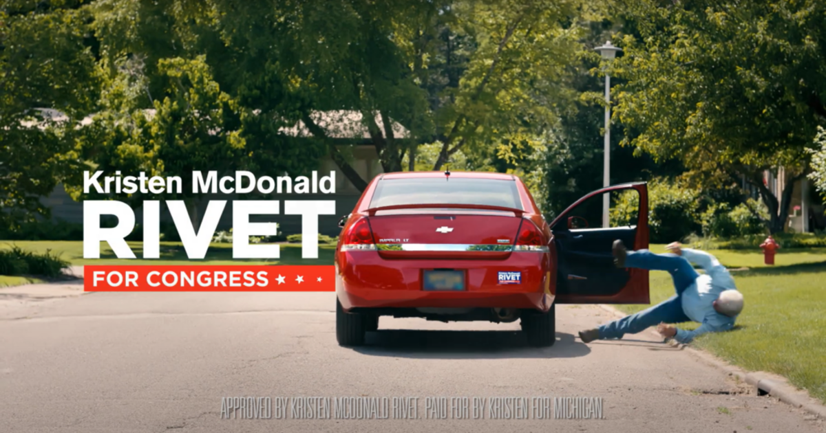Did a Michigan congressional candidate’s husband throw himself out of a ...